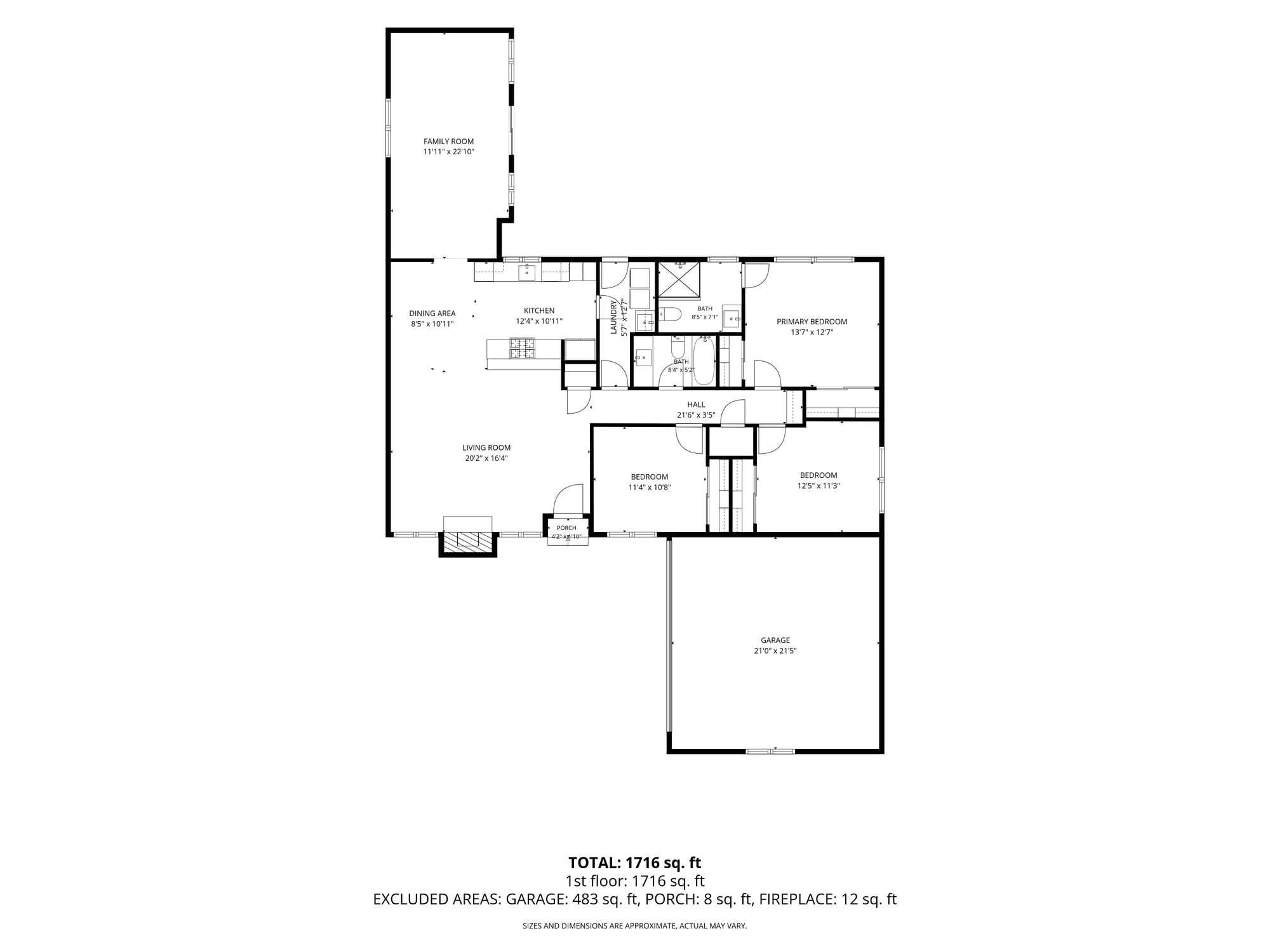 Floor plan of 9393 Ethel St